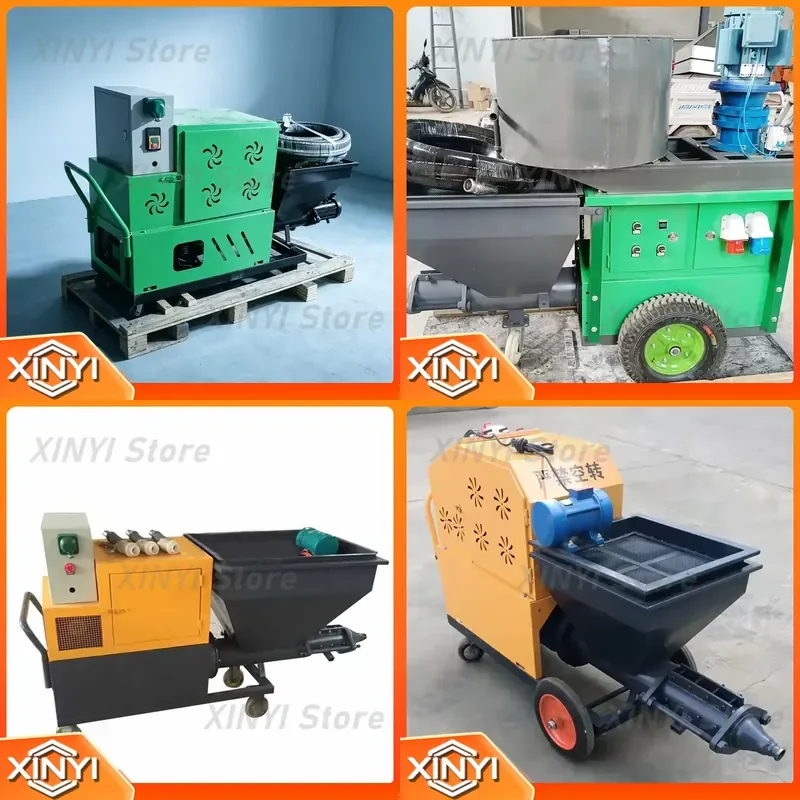 Cost-effective waterproof mortar sprayer, durable basement tunnel construction spraying tool
