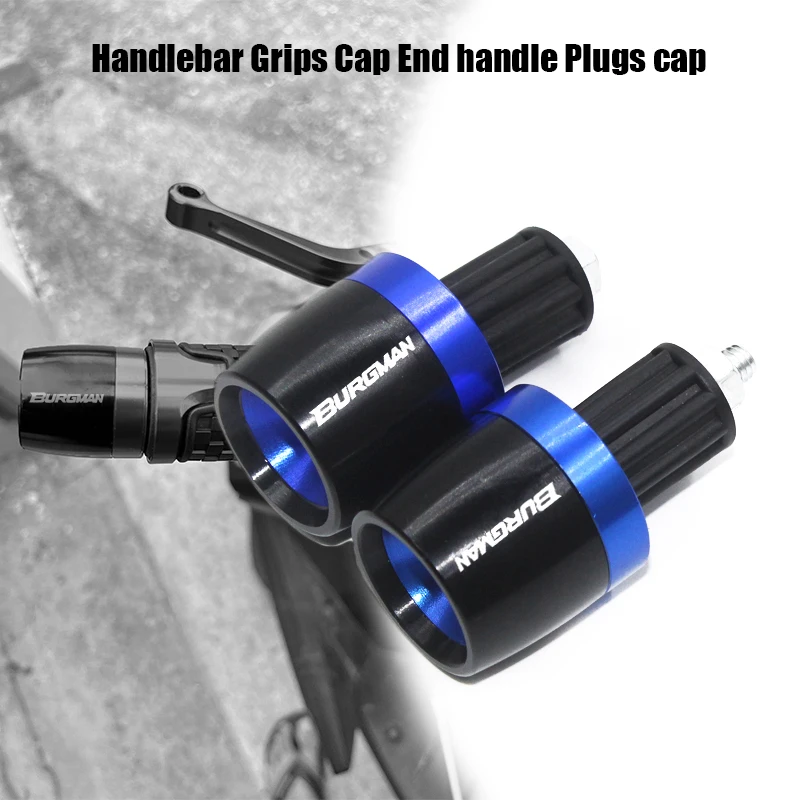 

Мотоциклетные ручки, торцевая заглушка, колпачки на руль мотоцикла, подходят для AN200 AN250 AN400 AN650 Burgman AN 125 250 400 650, аксессуары