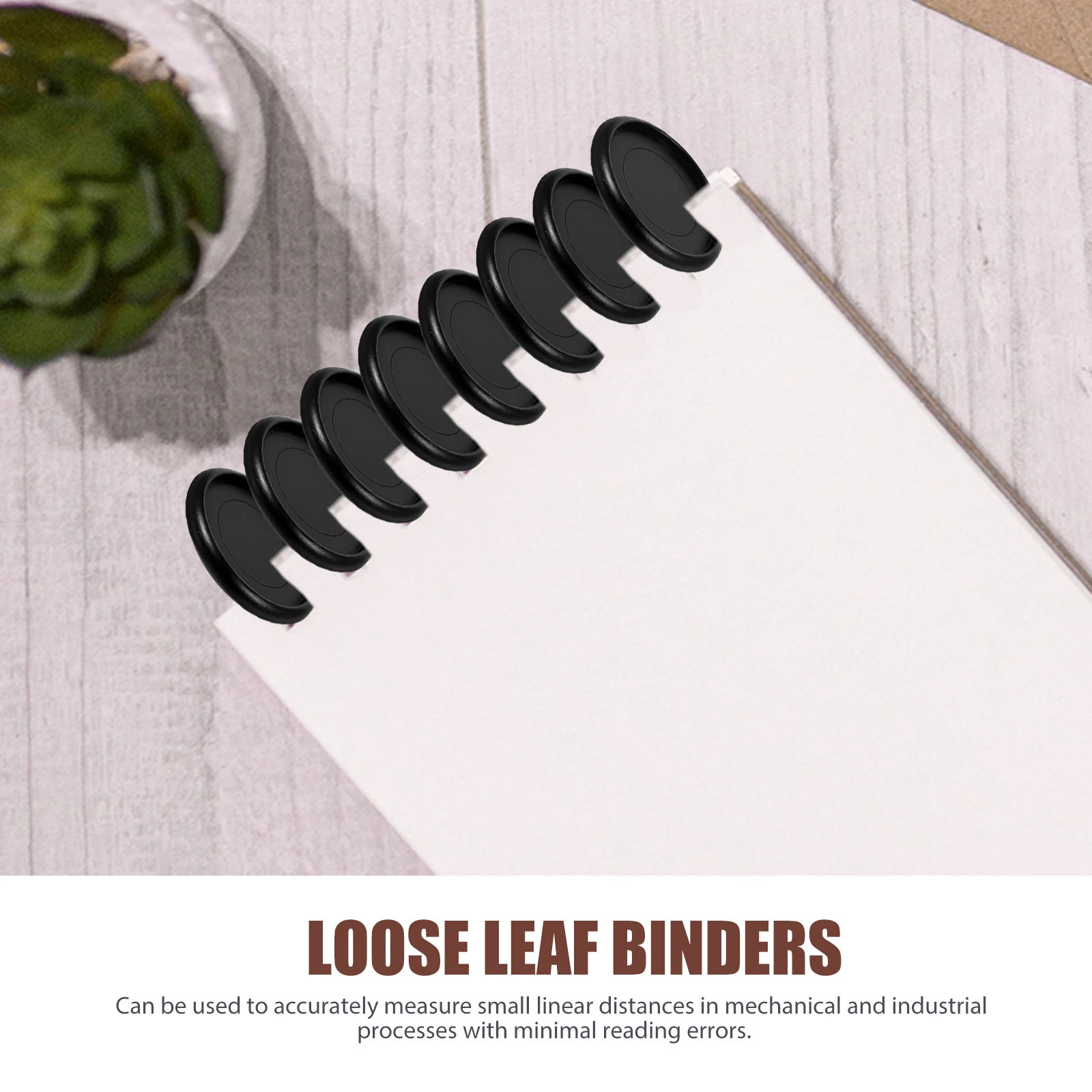 

22pcs Discbound Expansion Plastic Binder For Notebooks Round Binding Discs Office Use Lightweight Binder Supplies