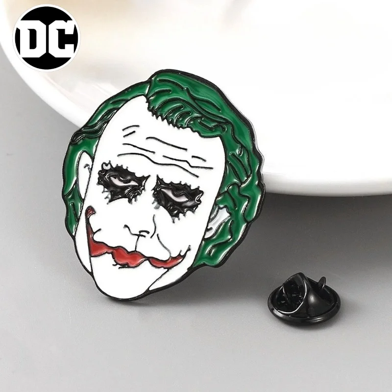 

DC Джокер забавная личность креативная аниме мультяшный узор мужская и женская модная портативная декоративная металлическая брошь аксессуары