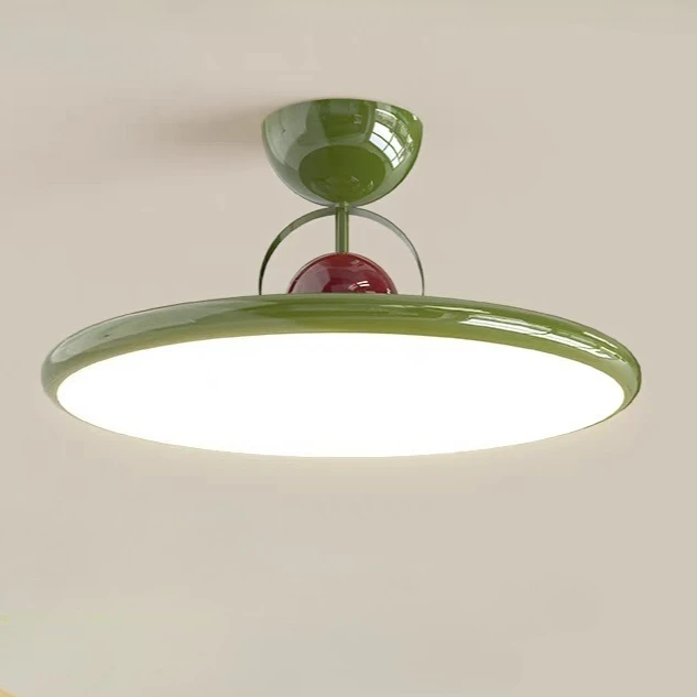 

Modern Cream Style LED Ceiling Light Iron Flying Saucer Lamps for Living Room Bedroom Study Room Hallway Room Decor Luminaires