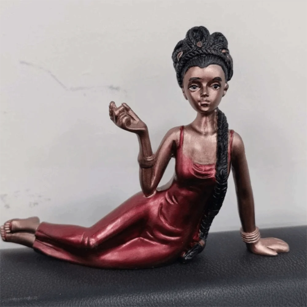 Handcrafted Incense Stick Holder Resin Creative Women Figurine Incense Burner Modern Abstract Elegant Aroma Statue Stand Room