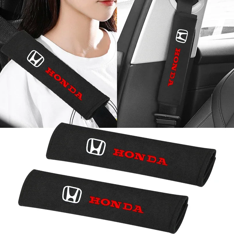 2pcs Car Safety Belt Shoulder Cover Pad For Honda CBR300RR CBR600RR CBR1000RR CBR500R CBR650F VFR800 1200 VTX1300 Accessories