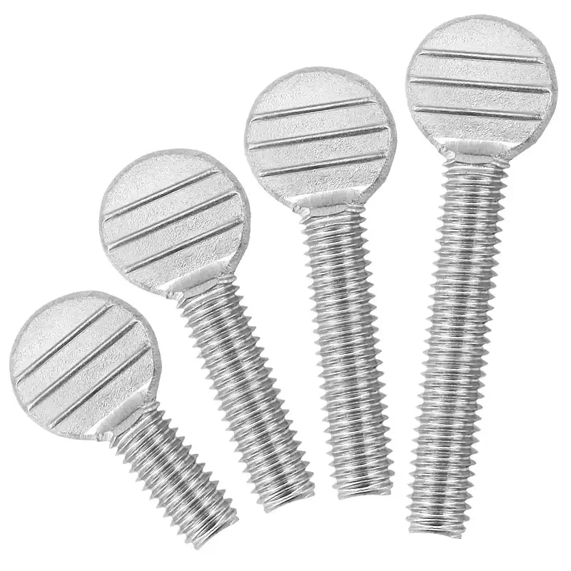 M4 M5 M6 M8 M10 1/4-20 5/16-18 304 الفولاذ المقاوم للصدأ المجلفن اليد تشديد تنس الطاولة مضرب الإبهام مسامير