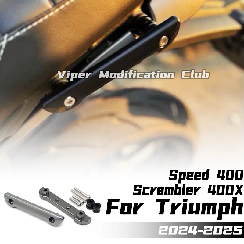 For Triumph Speed 400 / Scrambler 400X modified multi-functional rear armrest tailstock armrest 2024 2025