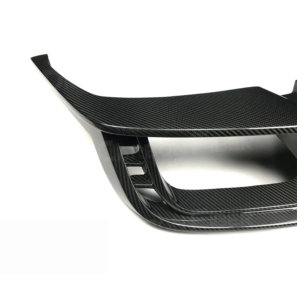 

JCYECF Carbon Fiber Front Bumper Lip side skirts Rear Boot Spoiler Rear Lip Diffuser For Audi A4 S4 B10 2019 Body Kit
