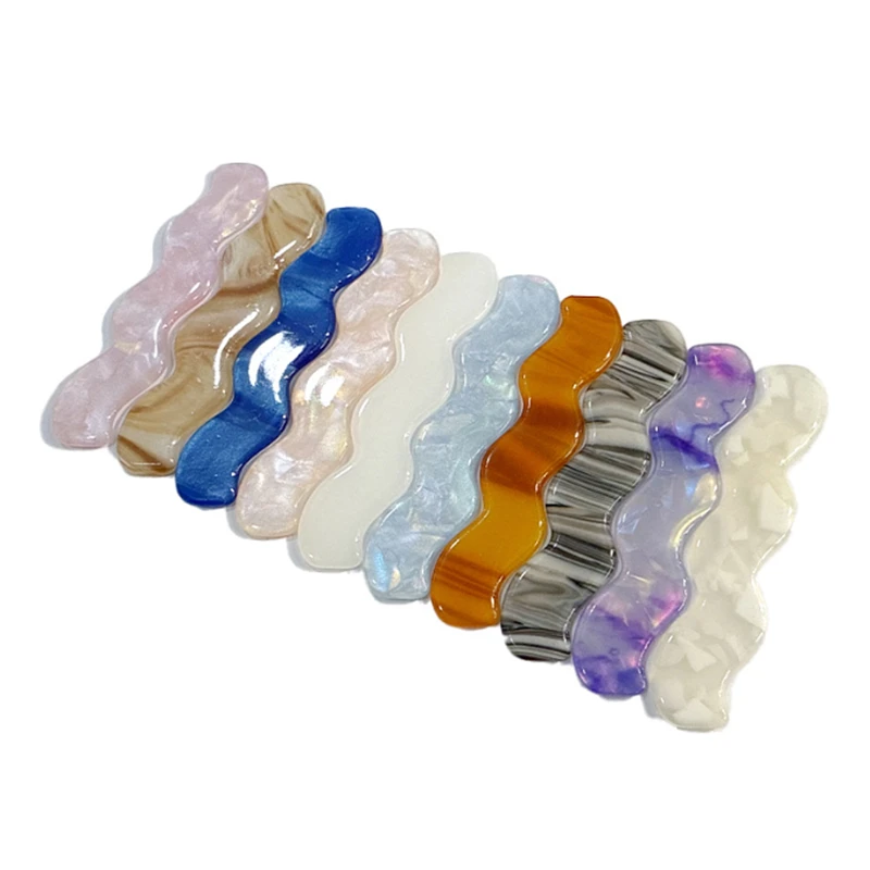 

50Pcs New Creative Acetic Acid Weave Beads Spacer Acrylic Resin Charm Connector Diy Hair Jewelry Making Accessories