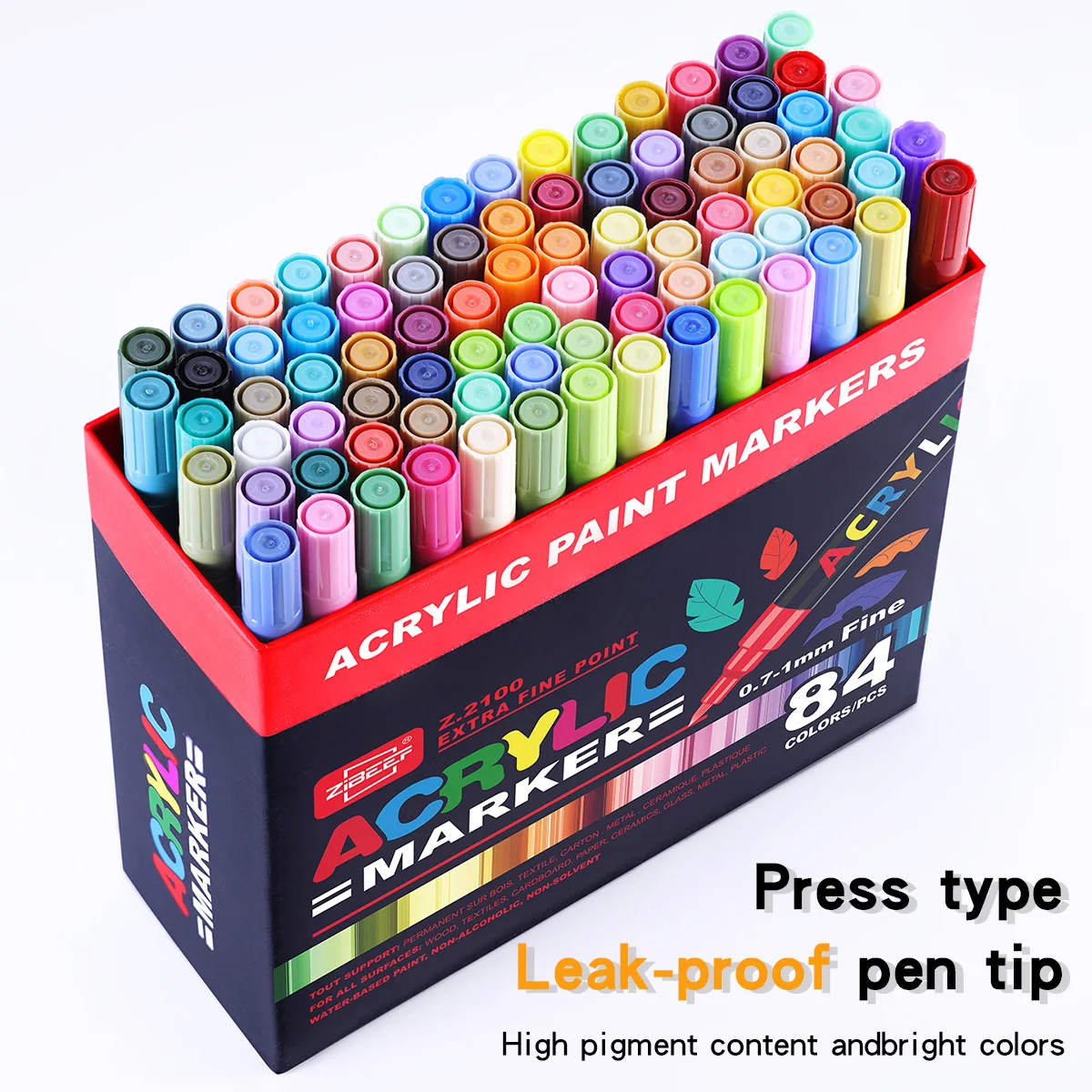 set-di-pennarelli-acrilici-36-168-colori-punta-07mm-per-pittura-su-legno-roccia-tela-regalo-fai-da-te-artigianato-arte