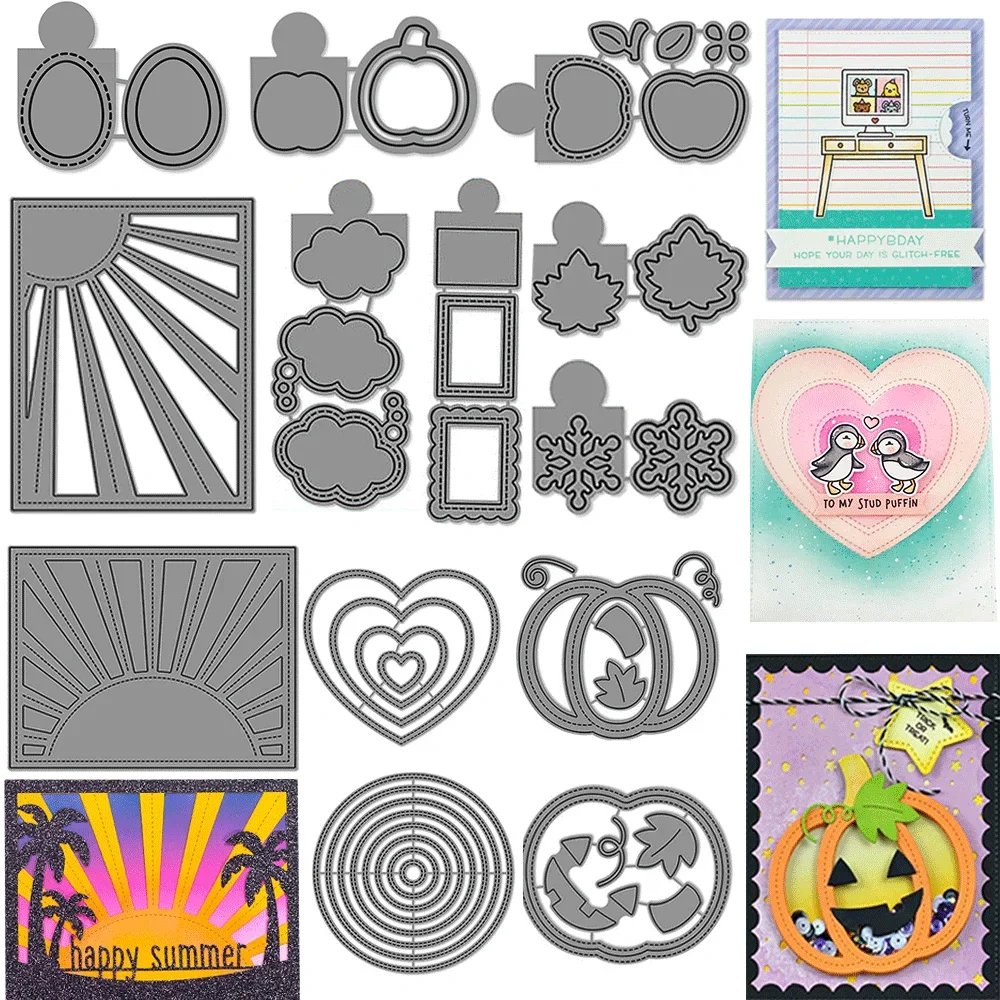 Reveal Wheel Thought Bubble Add-on Metall-Stanzformen, Prägestanz für DIY-Kartenherstellung, Scrapbooking, Bastelbedarf