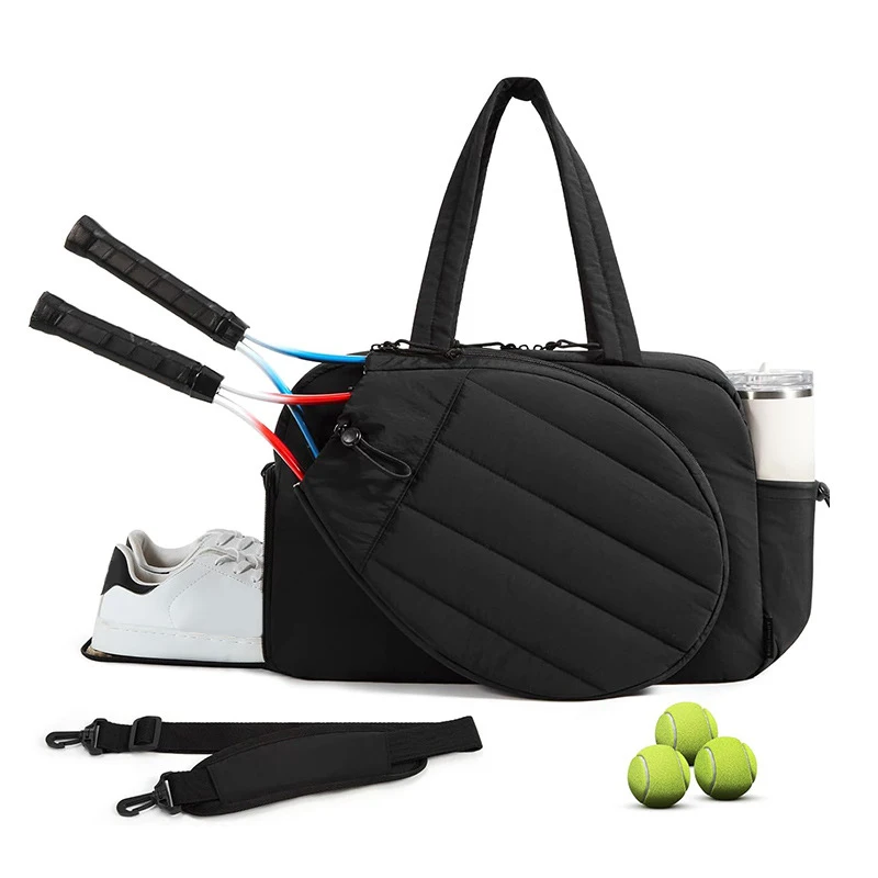 Tennis Badmintonschläger Tasche Große Aufbewahrung Outdoor Reisen Sport Training Pendeln Umhängetaschen Pickleball Paddle Handtasche – Detail 6
