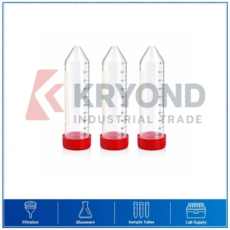 Centrifuge Tubes PP 50mL 25pcs Laboratory Sample Collection Containers Research Equipment Application Use Series Model Sets Pack