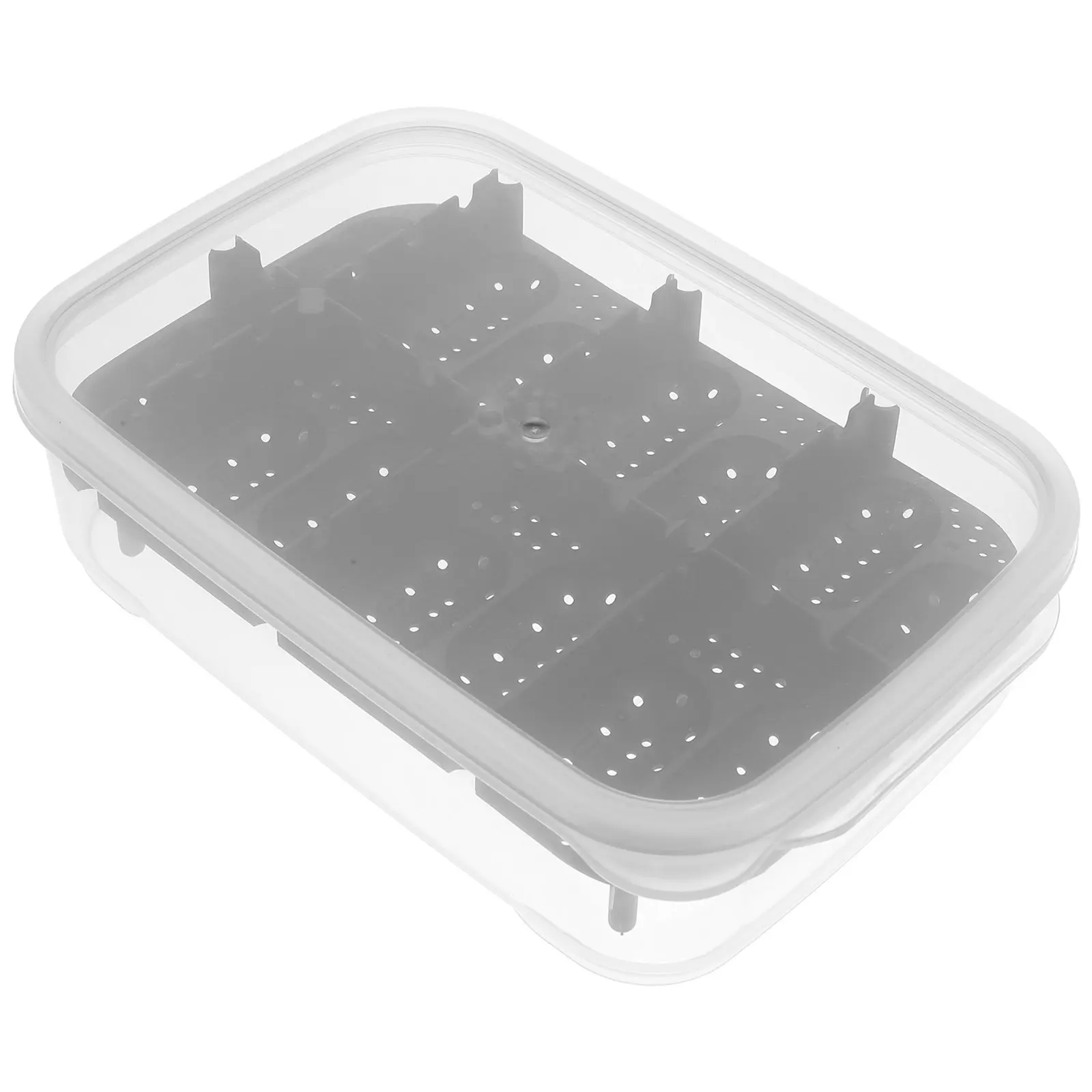 14-Grid Lightweight Plastic Reptile Egg Incubator for Small-Scale Breeding & Hatchery Use
