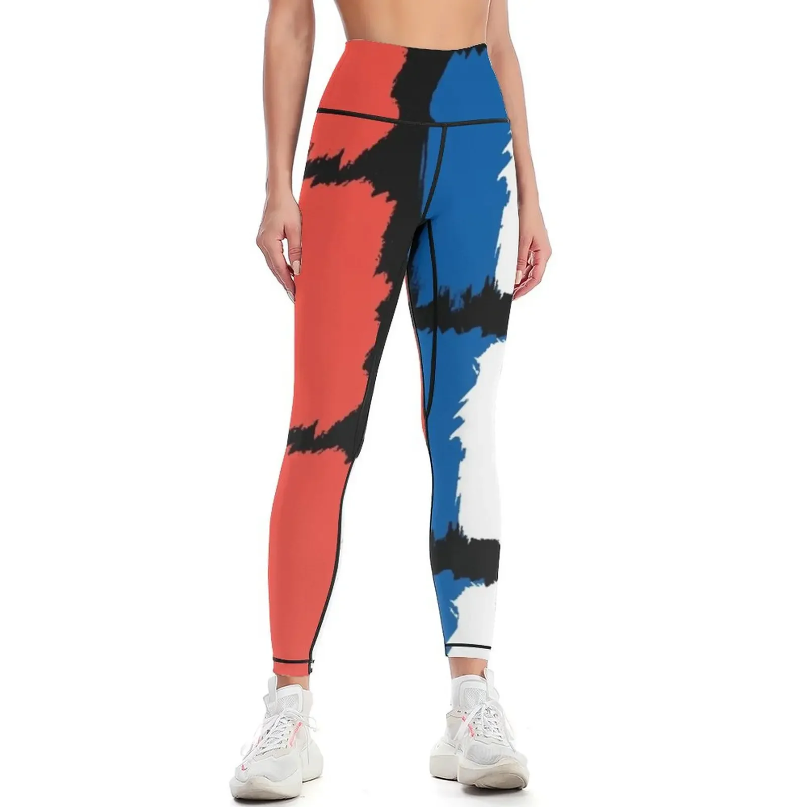 

France Flag Leggings Women sportwear sports tennis for push up legging Sports pants woman Womens Leggings