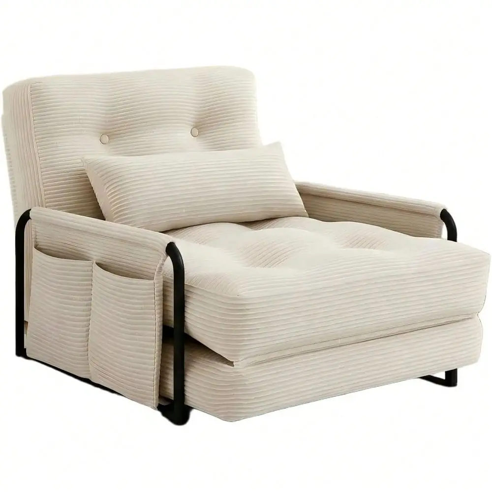 Folding Sofa Bed,Convertible Sofa Bed With Pillow Foldable Mattress And Back Support,Convertible Modular Sofa With Double Side