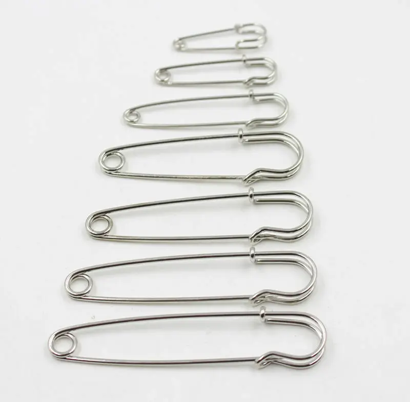 safety pin sewing tool accessories silver metal needle big safety pin small brooch clothing accessories