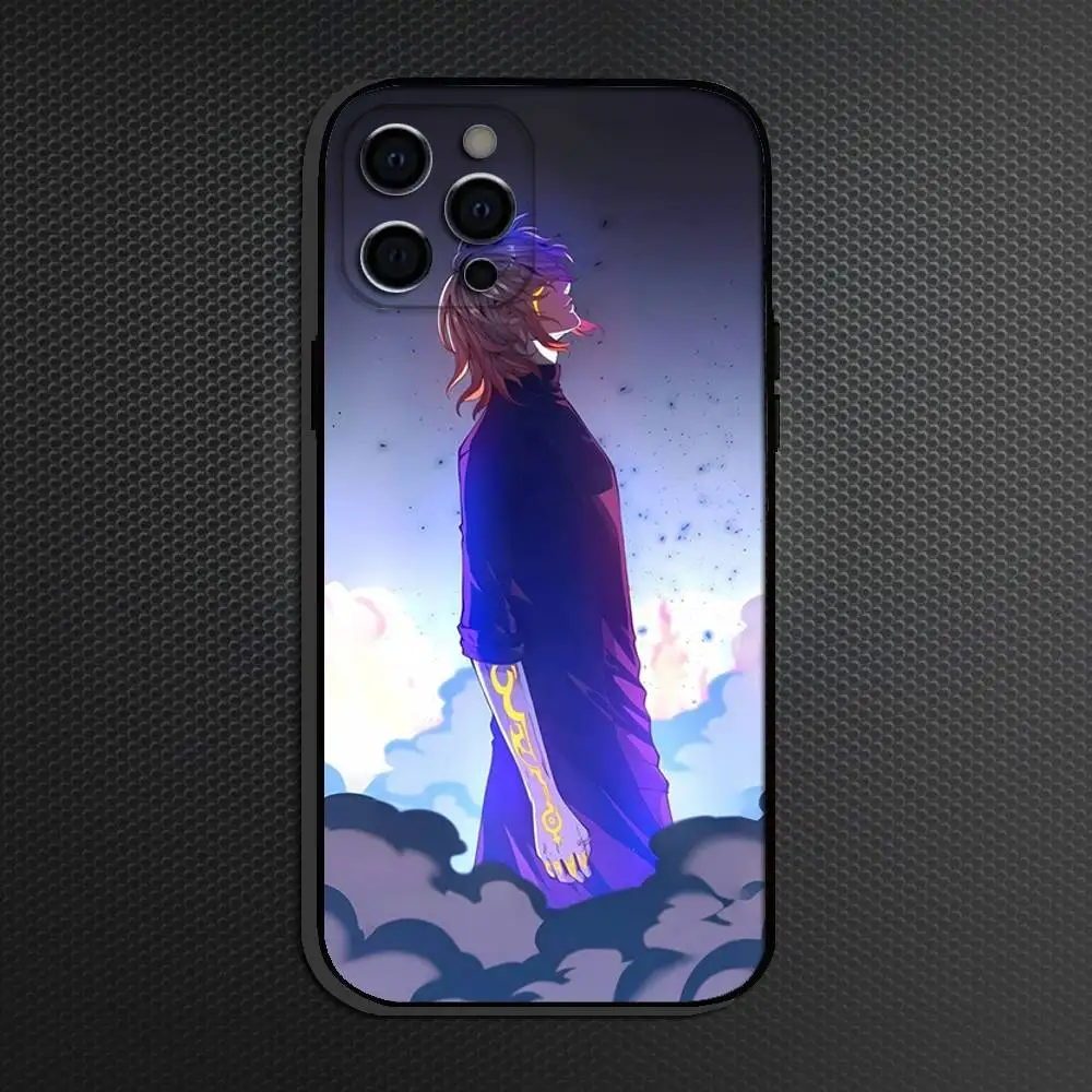 حافظة هاتف B-Beginning A-After The End لهاتف iPhone 16,15,14,13,12,11 Plus, Pro Max, أخرى غطاء أسود ناعم