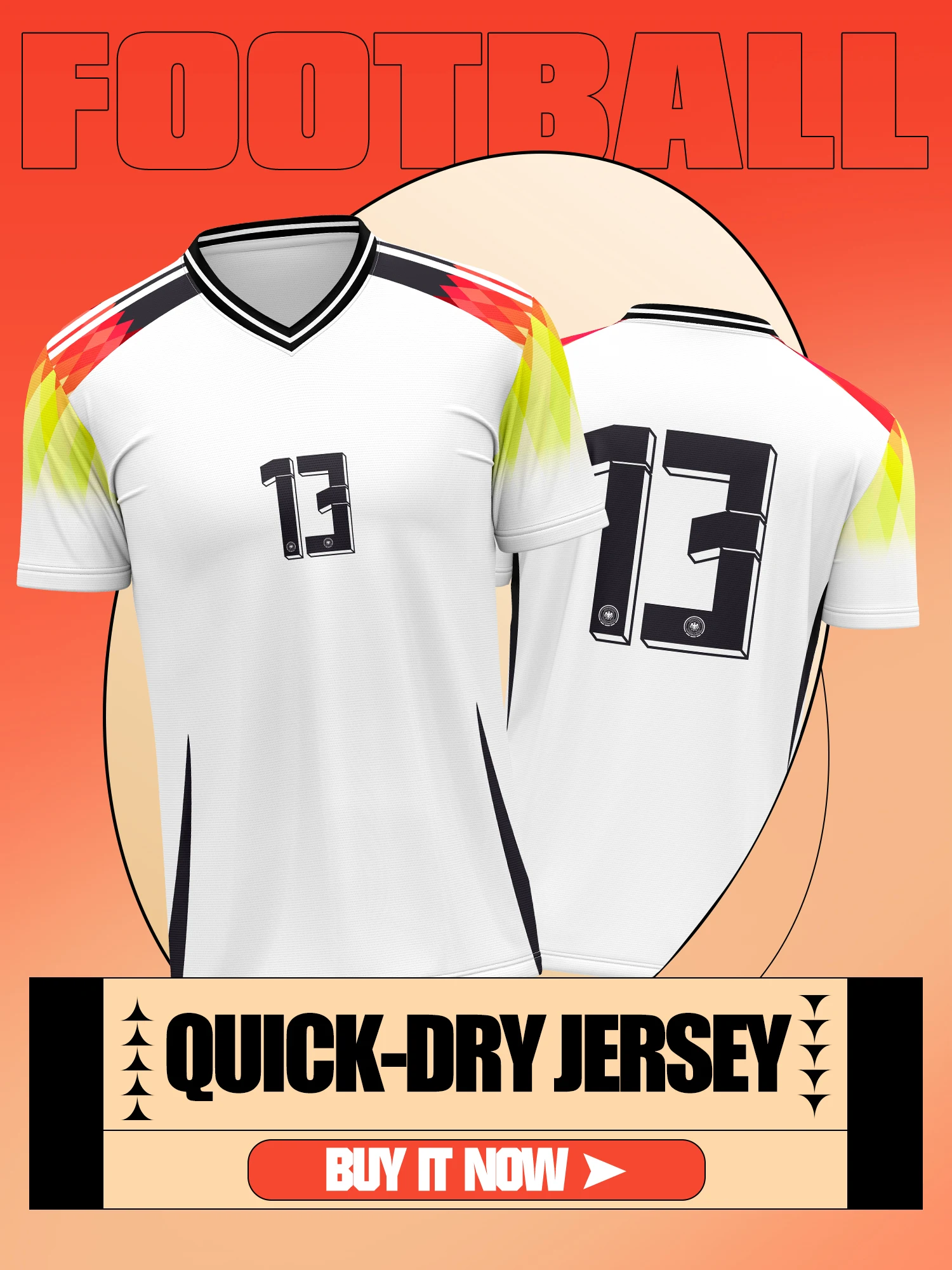 

2026 Men's and Women's Customized Name and Number Sports V-Neck Jerseys, Quick-Drying, Fashionable, Sublimation Technology