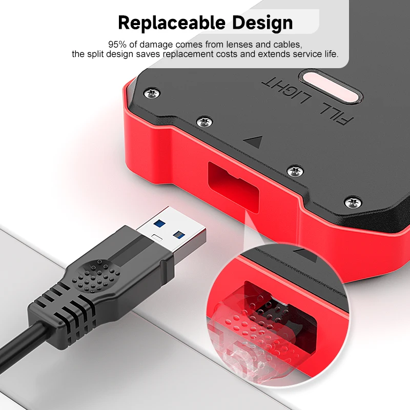 Endoscopio con schermo IPS da 5'' Telecamera con messa a fuoco automatica da 5 MP HD1080P Singola doppia tripla lente Video Sonda USB Periscopio di ispezione per auto Impermeabile