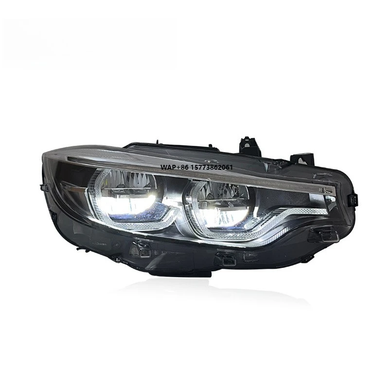 2 Unit LED Headlight Automatic Lighting System for Automobiles Front Headlights Vehicle Components Suitable for  14-19 4 Series