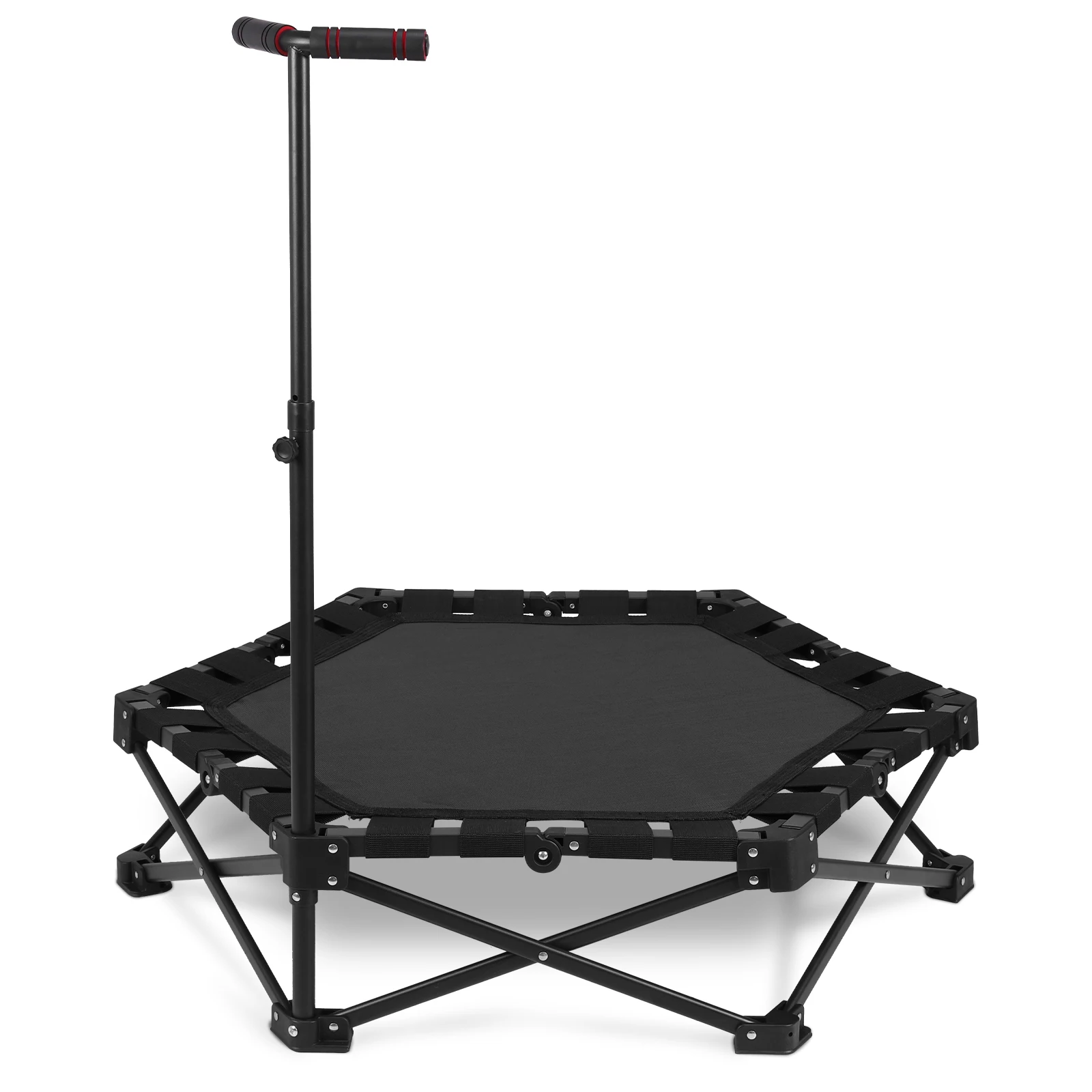 

Household Rebounding Trampoline One-Step Fold & Open Slim Fitness Trampoline 225kg Max Load Indoor & Outdoor Workout