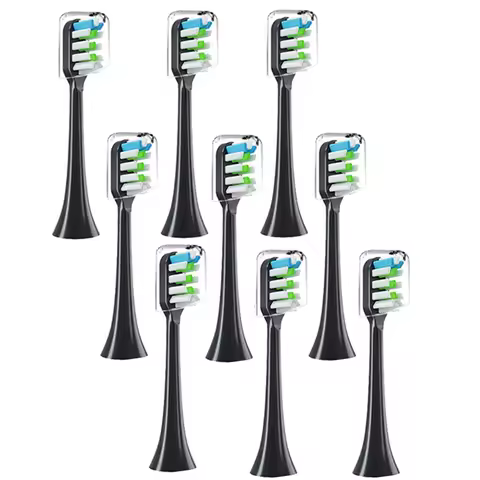 HOT 9PCS Replacement Brush Heads for SOOCAS V1 V2 X3 X3U X5 D2 D3 SOOCARE Sonic Electric Toothbrush Head Soft Bristle,A
