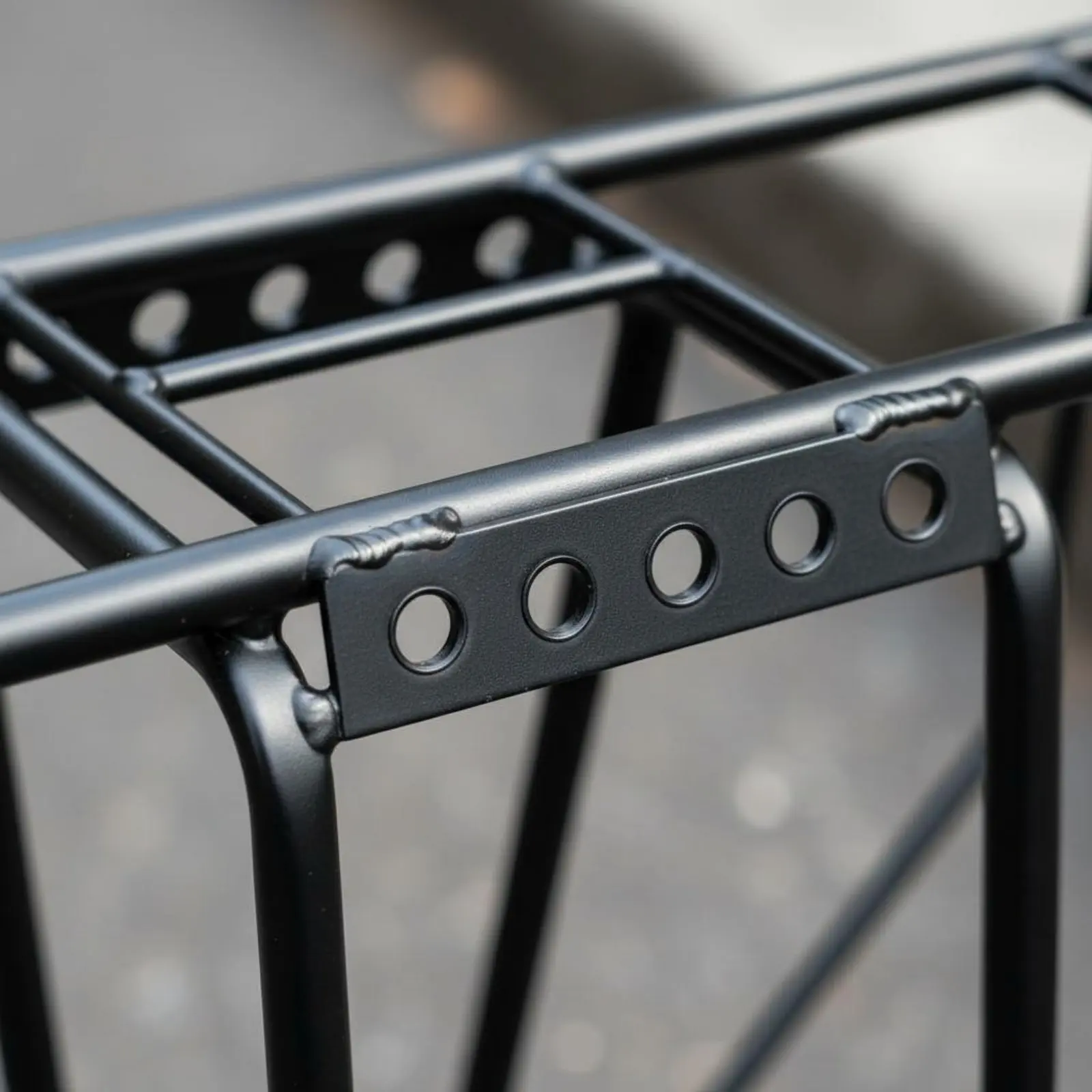 

Cycle Rear Rack Long-Lasting Rear Bike Rack Sturdy Duty Bike Carrier Thickened Frame Easy Installation for Touring, Commuting