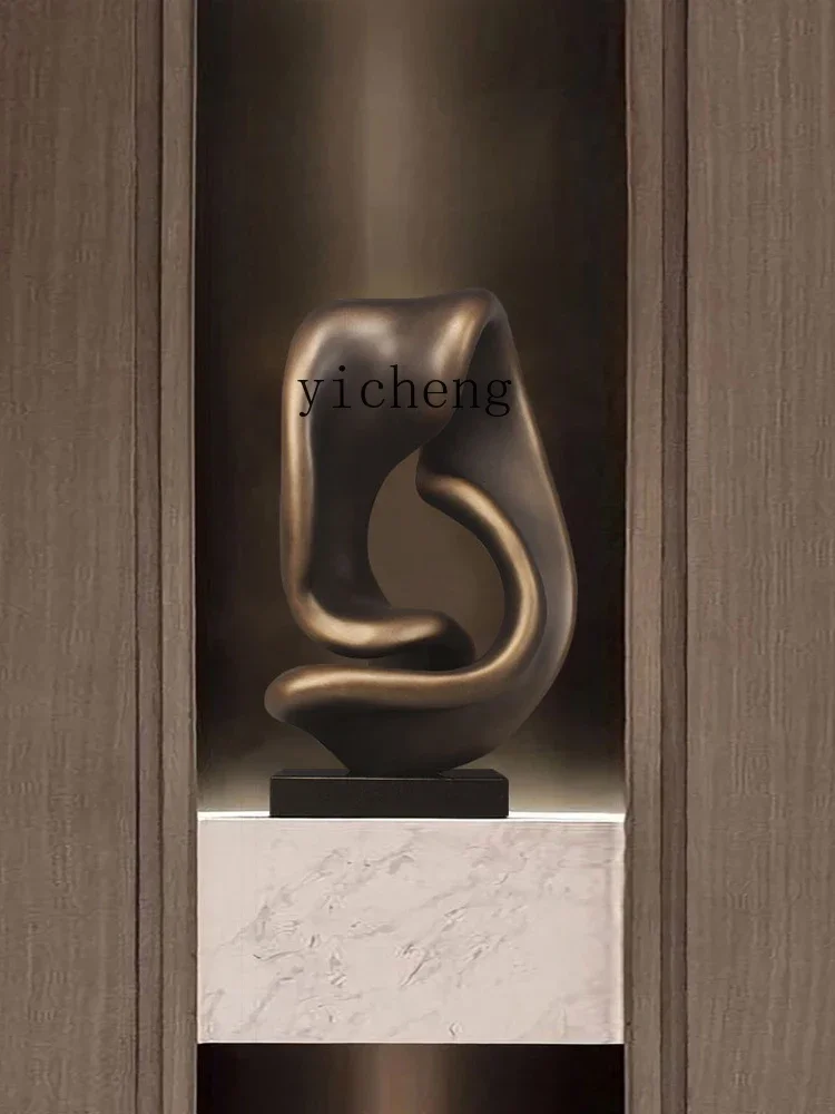 BJ-12   Vibrant Abstract Sculpture Artwork Office Hotel Entrance Cabinet Decoration Floor Ornament