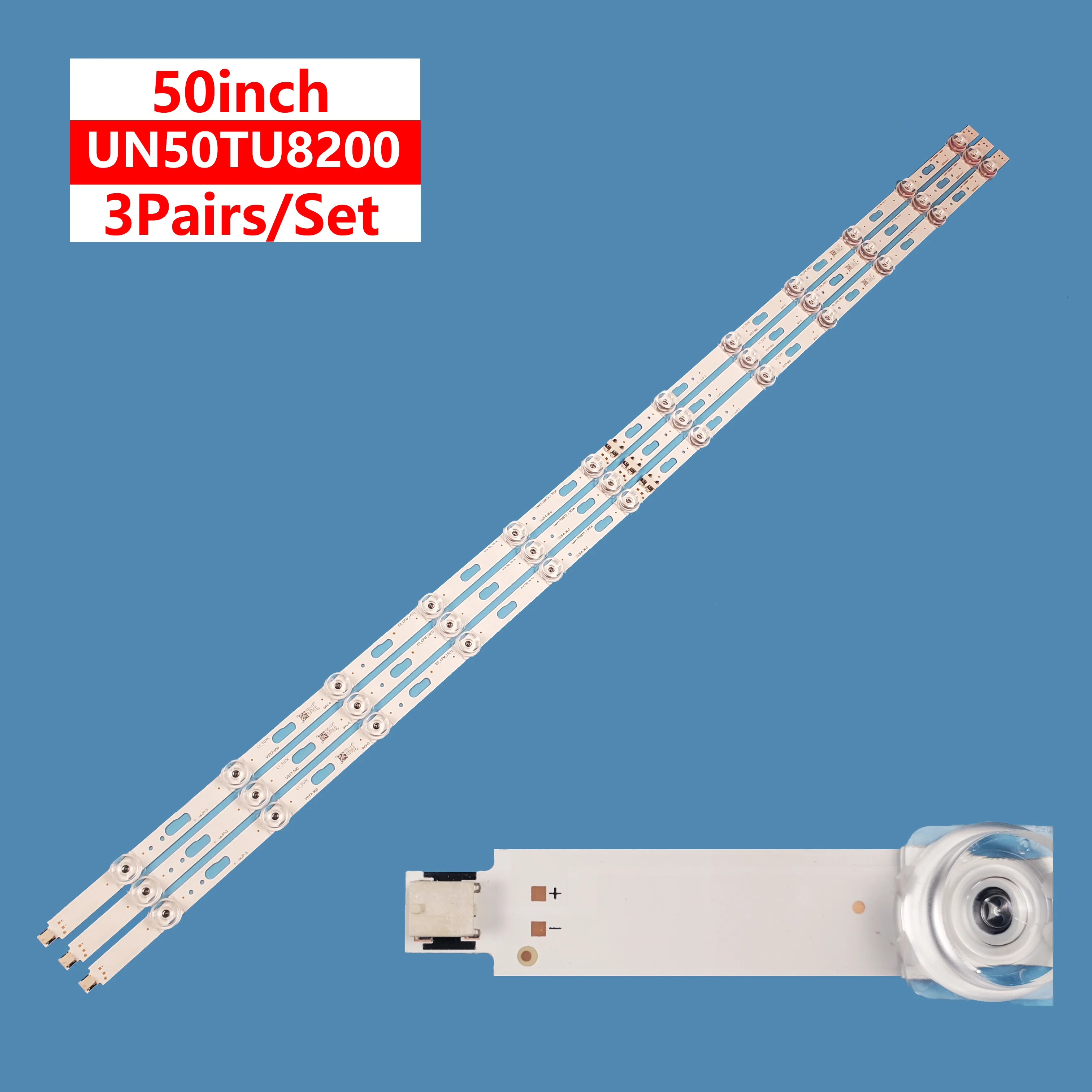 UA50TU7000 UA50TU8000 UA50TU8800 UE50TU7100 UE50TU7125 LED Rétro-Éclairage Bande V0T7-500SMA-R0 V0T7-500SMB-R1 LM41-00905A LM41-00906A