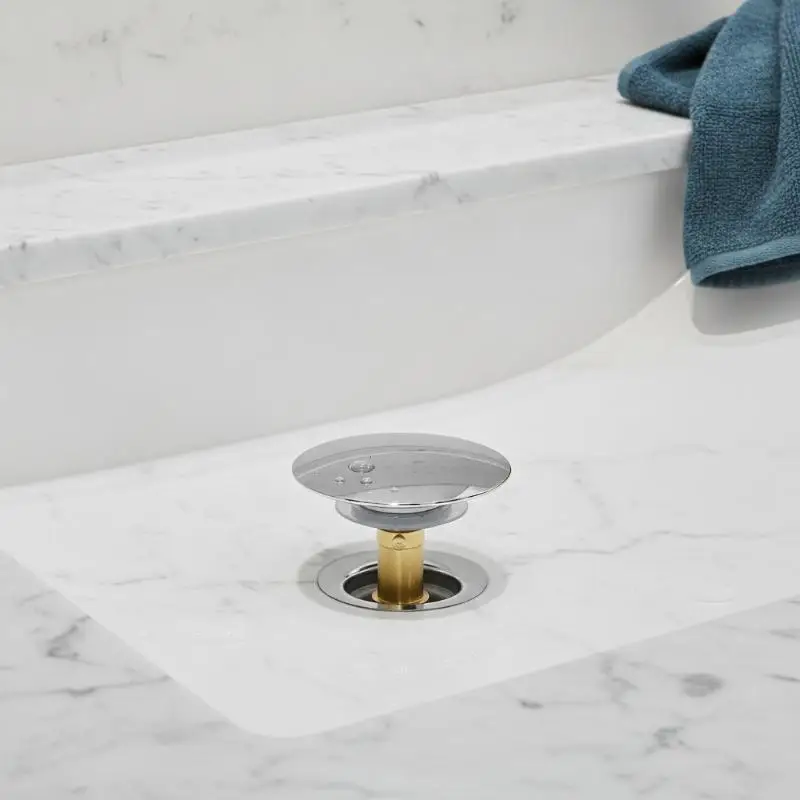 66mm Sink PopUp Drain Brass Core Stopper Stainless Steel Cover For Bathroom Basin Outlet Replacement Accessory