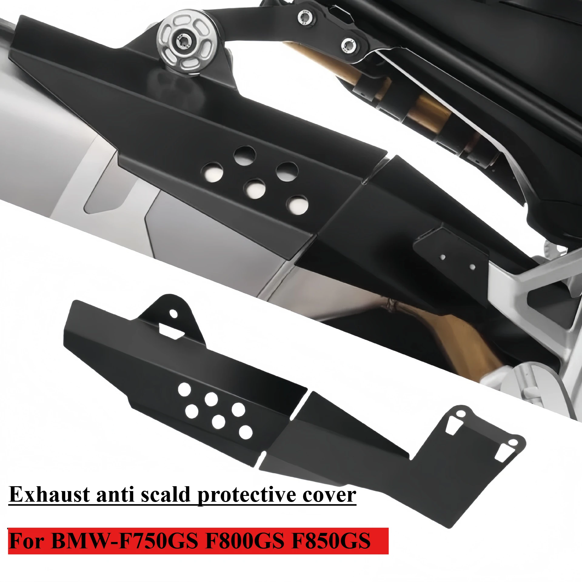 

For BMW Motorcycle F750GS F800GS F850GS Modified Exhaust Protective Cover Anti-scalding Cover Accessories