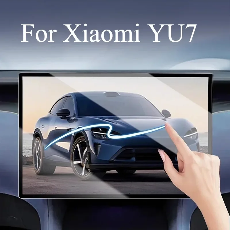 

Для Xiaomi YU7 закаленная пленка инструмента центральное управление навигационная пленка защитная наклейка Защитная пленка для экрана заднего дисплея
