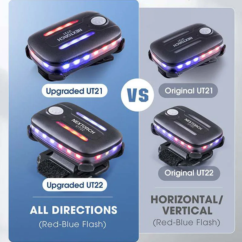 nextorch-ut22-version-mejorada-360-°-luz-de-advertencia-senalizacion-multifuncional-con-clip-linterna-control-por-gravedad-y-gestos-recargable