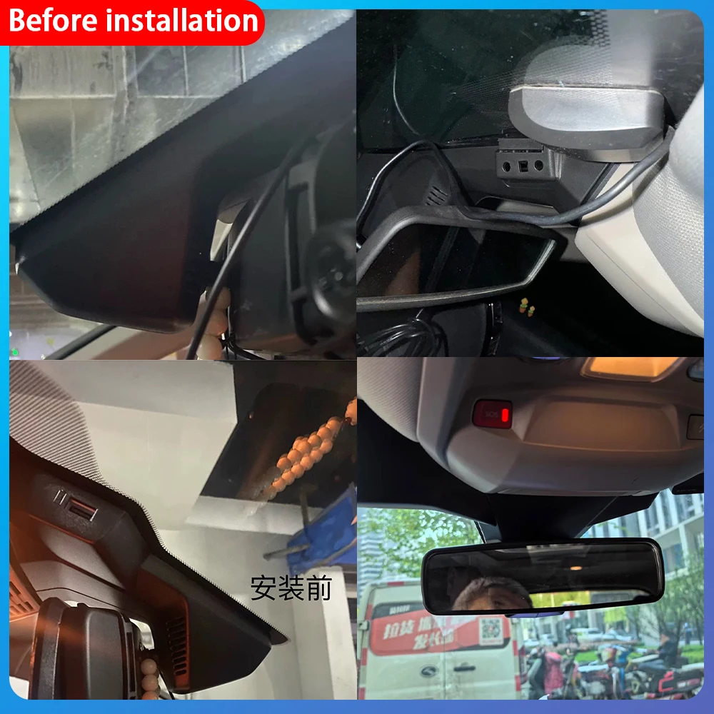 HD Wiifi 4K Dash Cam for Citroen C5 Aircross Facelift 2022 2023 2024 2025 DVR Front Rear Car Camera Plug and Play Video Recorder