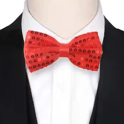 Bowtie For Stage Performance Novelty Sequins Bow Tie Men Women Party Wedding Perform Show Bowtie Sequins Fashion Shiny Cravats