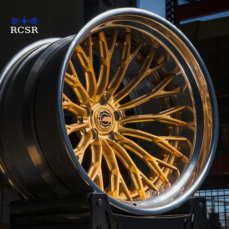 

RCSR Forged Deep Dish Concave Car Wheels Custom 2-Piece 3-Piece 16-26 Inch 5x114.3 30mm Aluminum Rim For Mercedes C8 New 5x114.3