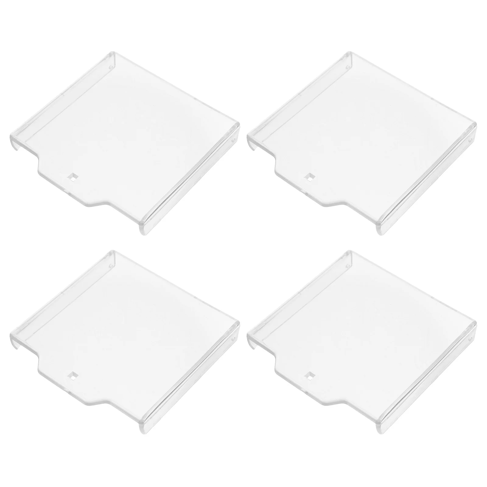 

4Pcs Glass Break Emergency Button Protector Transparent Fire Safety Switch Guard Cover Stop Accidental Activation for Commercial