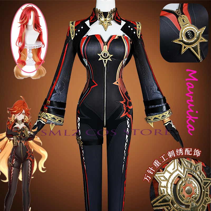 IN STOCK Mavuika Cosplay Costume Game Genshin Impact Mavuika Pyro Archon Cosplay Costume Full Set Anime Carnival Comic Con Prop