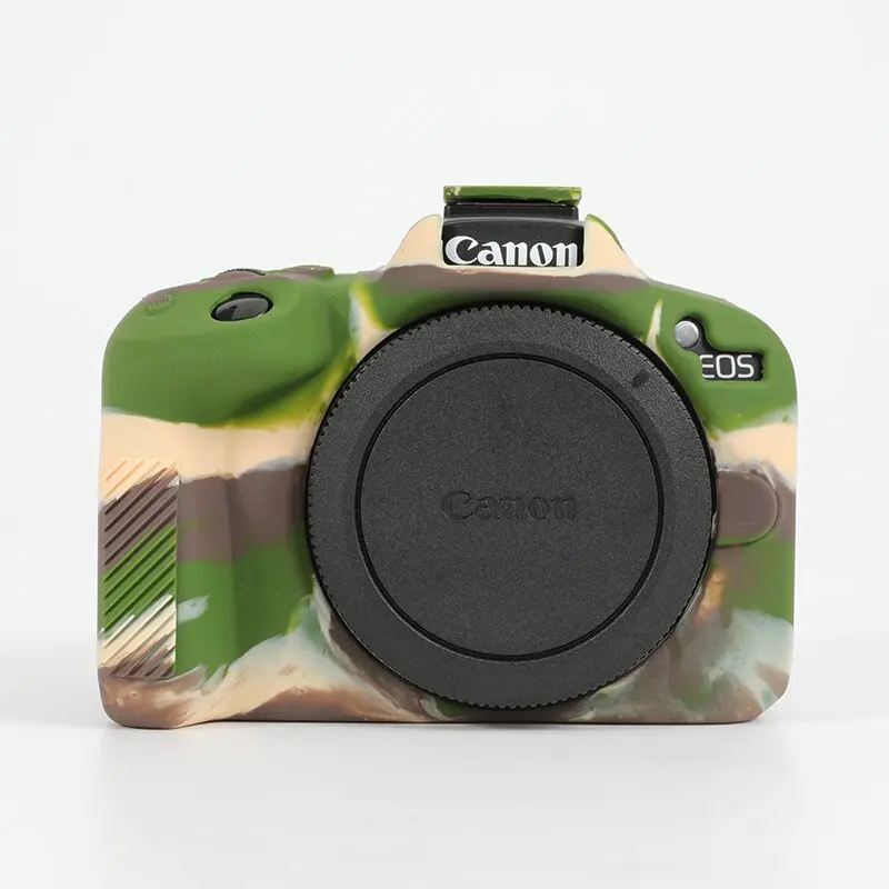 For Canon EOS R50 Silicone Armor Skin Case Protective Body Cover Mirrorless Camera Bag