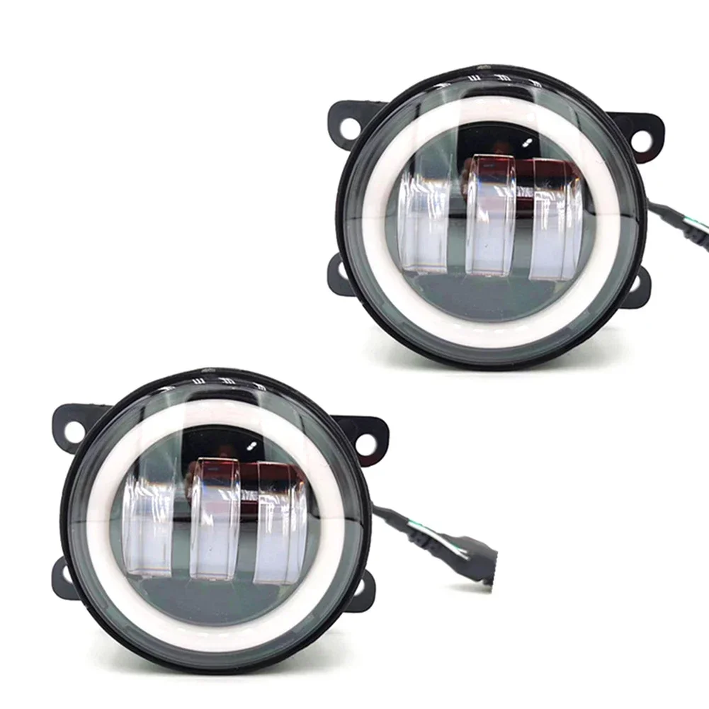 Luz antiniebla Led redonda de 3,5 pulgadas 30W 6000K lámpara antiniebla blanca para la mayoría de los coches, SUV y motocicletas impermeable 10-60V DC