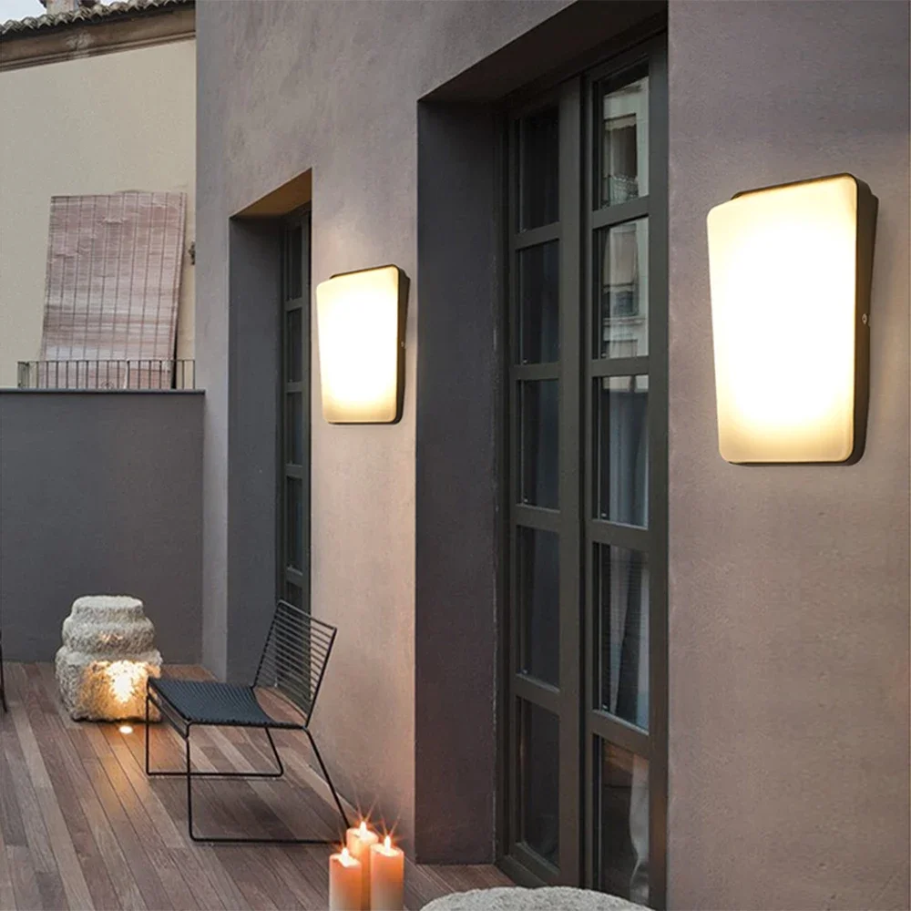 KARLOS Contemporary LED Outdoor Wall Lamps Electric Simplicity Waterproof Balcony Hallway Courtyard Villa Gate Hotel