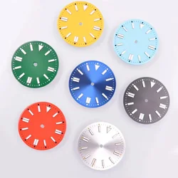 28.5mm / 31mm Luminous Watch Dial Fit NH35 NH36 ETA 2836 2824 Miyota 8205 8215 Movement Sterile dial