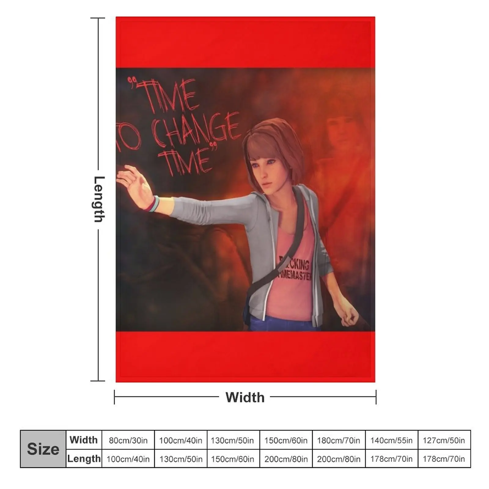 Timemaster Max Caulfield - Life is Strange Throw Blanket Sofa Throw Vintage Bed covers Blankets