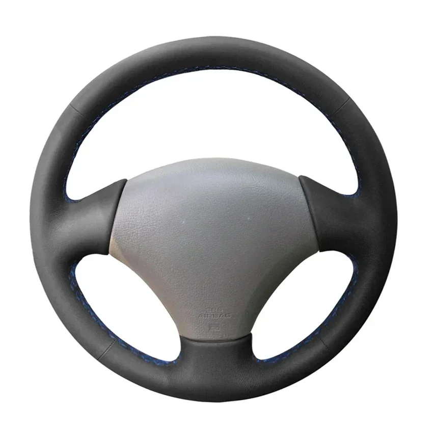 Black Artificial Leather Car Steering Wheel Cover for Toyota Vios Mark 2 Corolla 2000-2004 Lexus GS430 GS300 2004