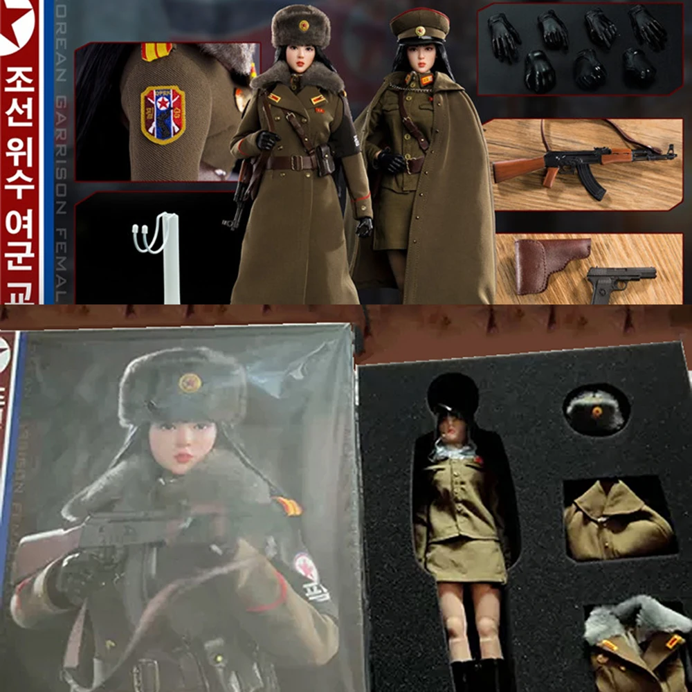 FLAGSET FS-73040 1/6 Scale Collectible Korean Garrison Female Officer Kim Cheayoung Full Set Action Figures Model Toys