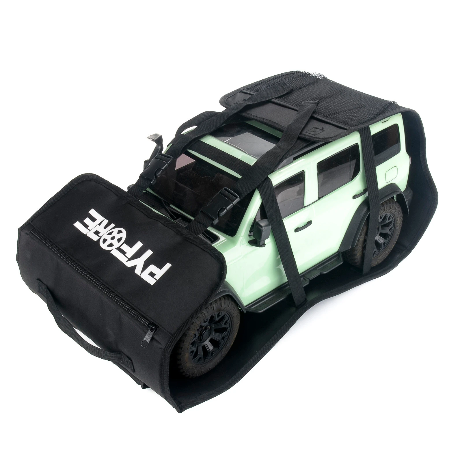 PYFORE produces RC remote control car backpack model car strap climbing car crossing hiking bag suitable for 1/10 to 1/7 scale
