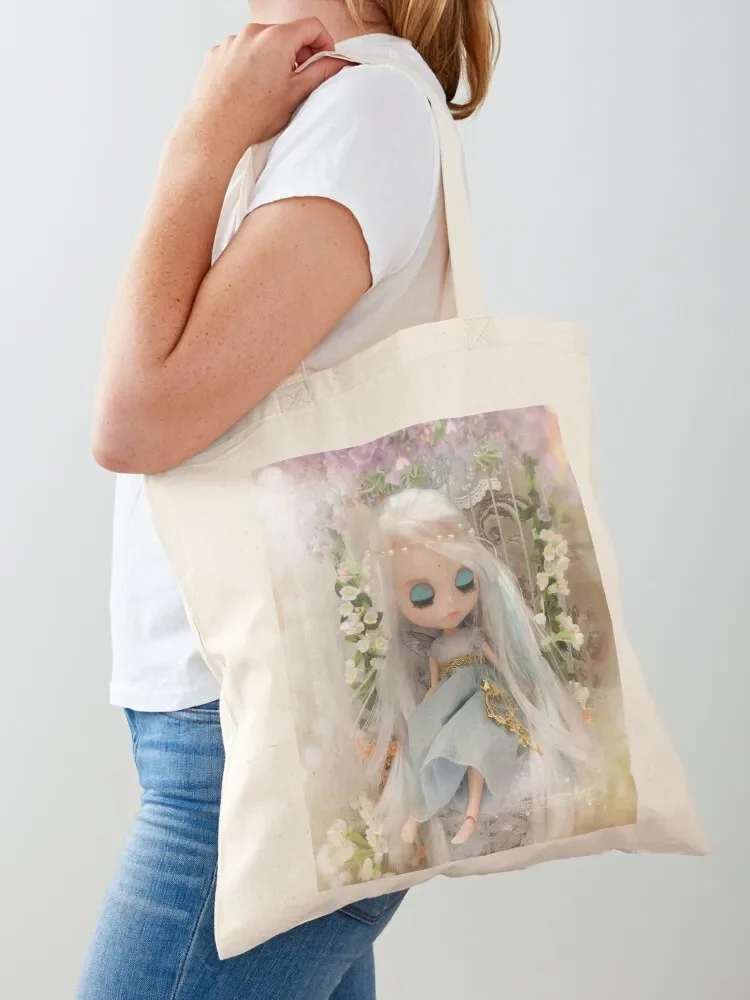 Elfin Blythe Doll Tote Bag reusable shopping bags large size bags canvas shopping bag bags luxury women Tote Bag