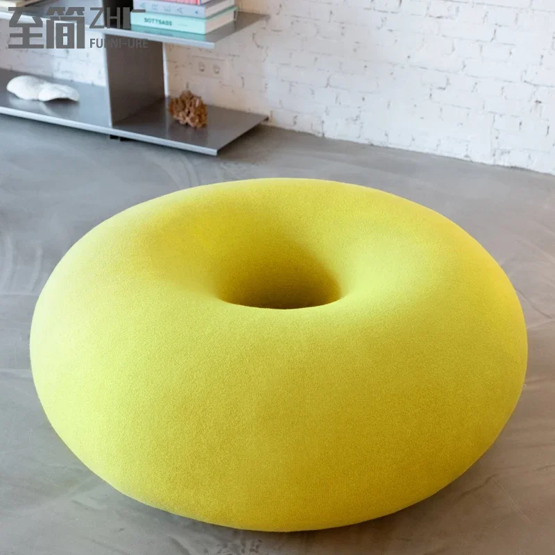 Nordic Designer Donut Lounge Sofa Chair FRP Model Room Children's Area Creative Cute Casual Seat