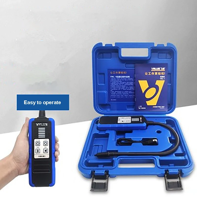 VML-1 Refrigerant Detector Electronic Leak Detector R410A R22 R32 Refrigeration Snow Detection