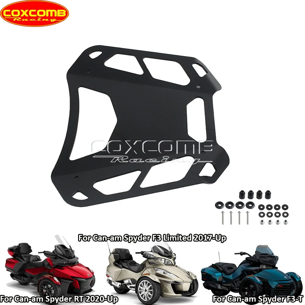 Porte Bagage Rack Luggage Bag Railing UTV Top Case Rack Support Top Box Shelf Cargo Bracket For Can-Am Spyder F3-T F3 Limited RT