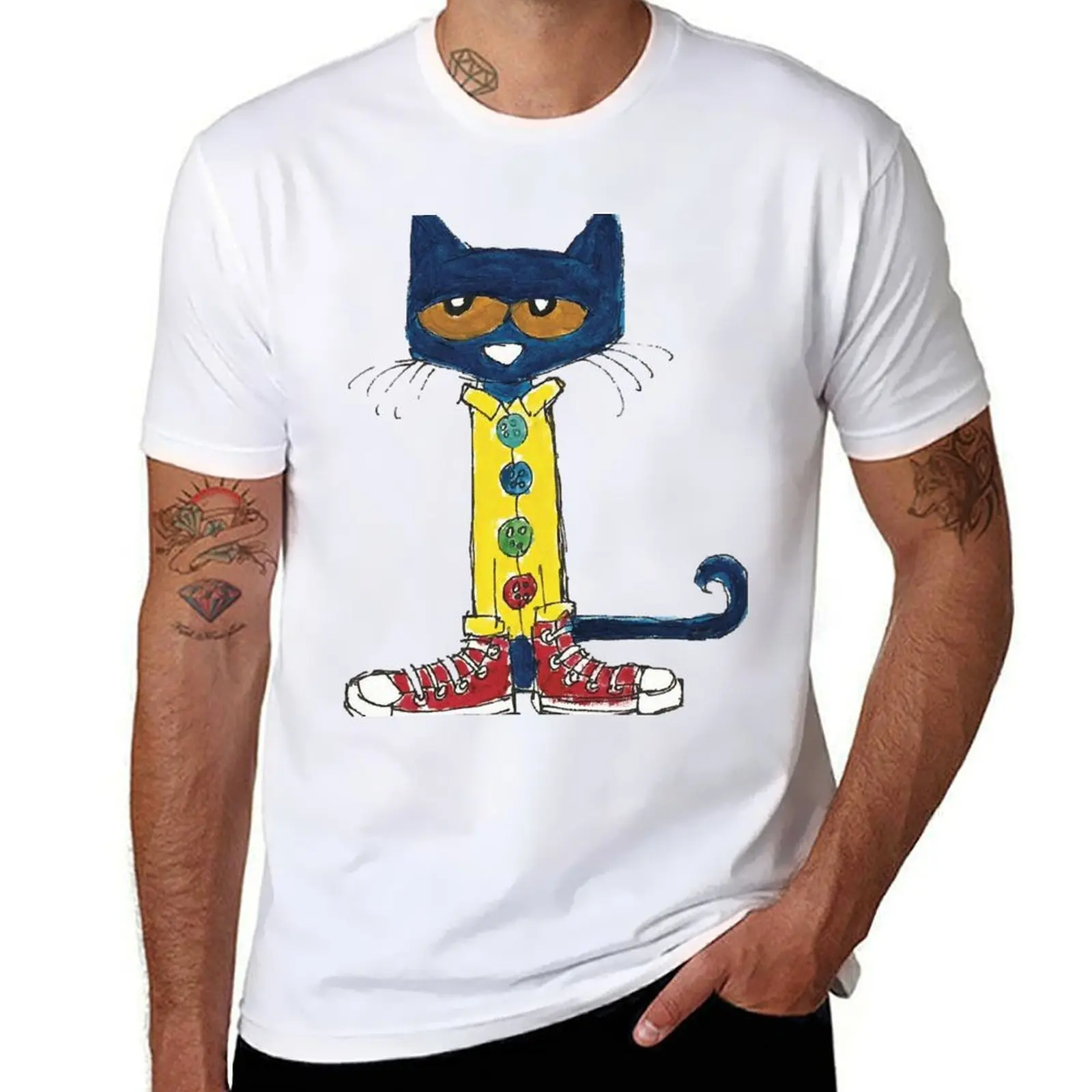 

Pete the Cat T-Shirt anime t shirts oversize t shirt man luxury T-Shirt